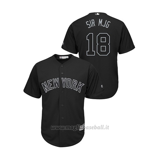 Maglia Baseball Uomo New Y Ork Yankees Didi Greg Orius 2019 Players Weekend Replica Nero